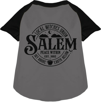 Salem Witches Union Pet Raglan Shirt