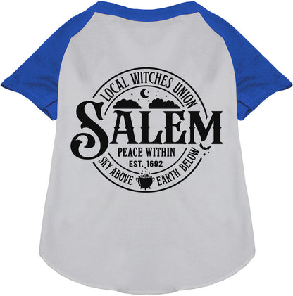 Salem Witches Union Pet Raglan Shirt