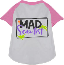 Mad Scientist Pet Raglan Shirt