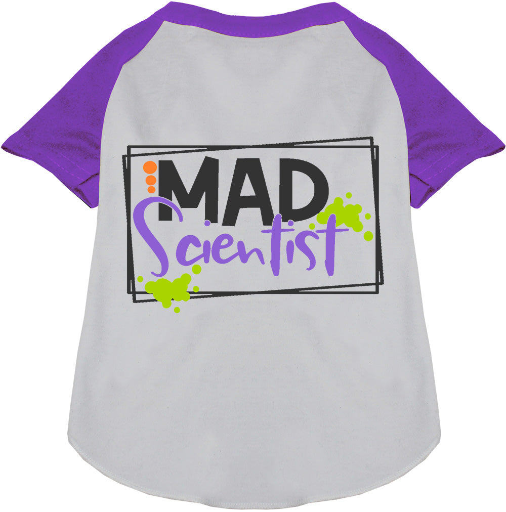 Mad Scientist Pet Raglan Shirt