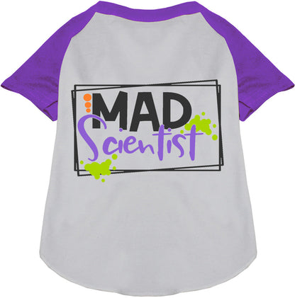 Mad Scientist Pet Raglan Shirt