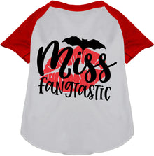 Miss Fangtastic Pet Raglan Shirt