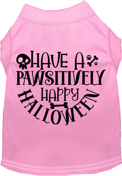 Pawsitively Happy Halloween Pet Shirt