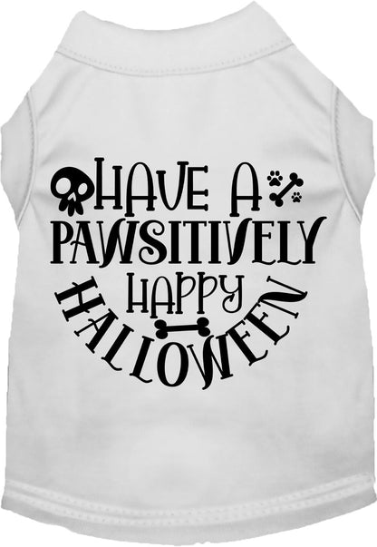 Pawsitively Happy Halloween Pet Shirt