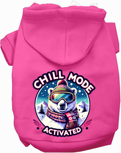 Chill Mode Activated Winter Pet Hoodie