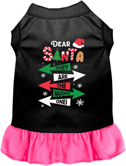 They're the Naughty Ones Pet Dress