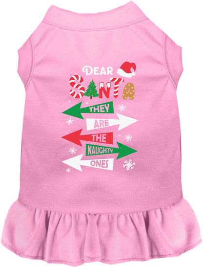 They're the Naughty Ones Pet Dress
