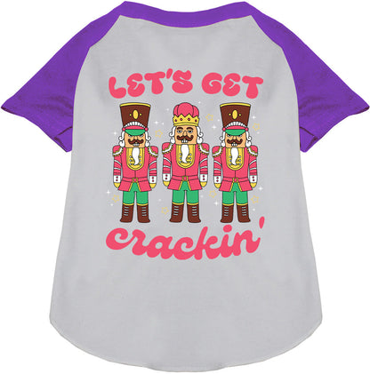 Let's Get Crackin' Pet Raglan Shirt