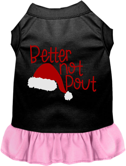 Better Not Pout Christmas Pet Dress