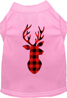 Buffalo Check Deer Pet Shirt