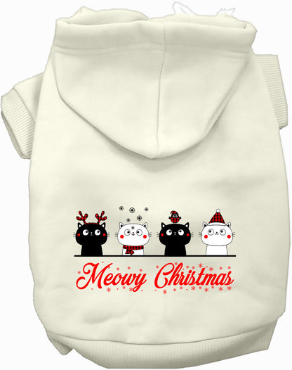 Meowy Christmas Pet Hoodie
