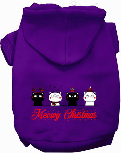Meowy Christmas Pet Hoodie