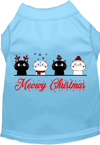 Meowy Christmas Pet Shirt