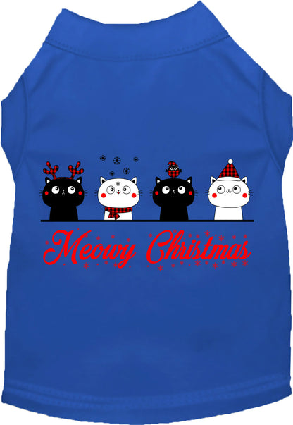 Meowy Christmas Pet Shirt
