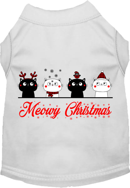 Meowy Christmas Pet Shirt