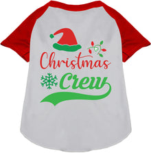 Traditional Christmas Crew Pet Raglan Shirt