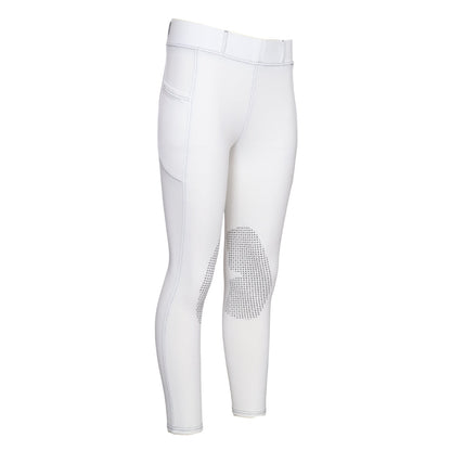 Equine Couture Soft Wash Silicon Knee Patch Tights with Phone Pocket