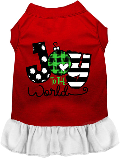 Joy to the World Christmas Pet Dress
