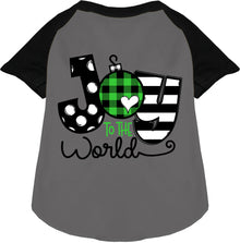 Joy to the World Pet Raglan Shirt