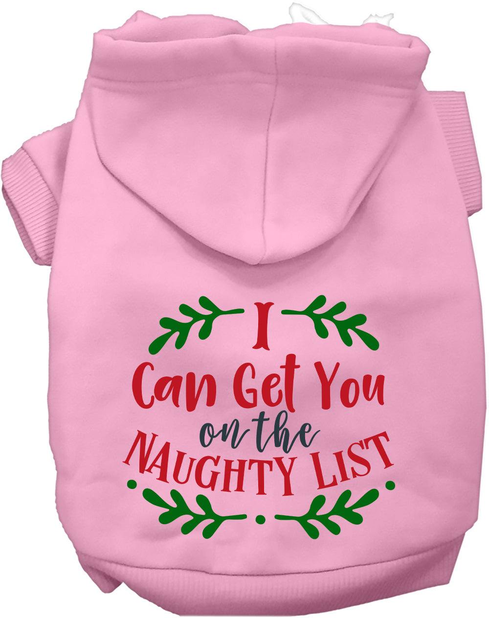 Can Get You on the List Christmas Pet Hoodie