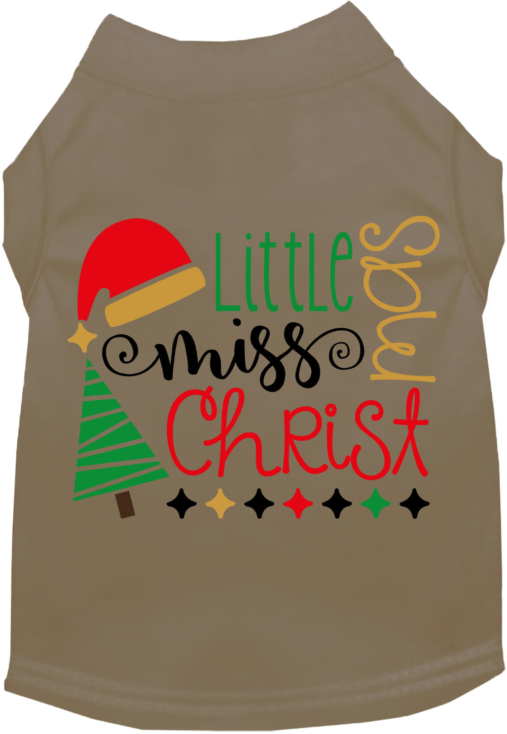 Little Miss Christmas Pet Shirt