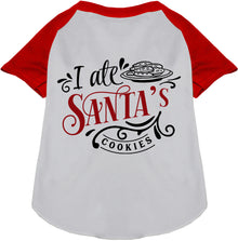 I Ate Santa's Cookies Pet Raglan Shirt