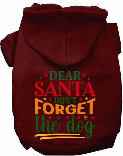 Don't Forget the Dog! Christmas Pet Hoodie