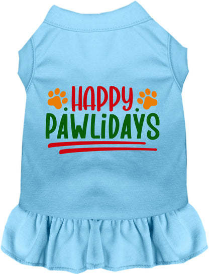 Happy Pawlidays Pet Dress