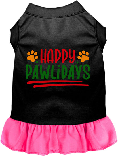 Happy Pawlidays Pet Dress