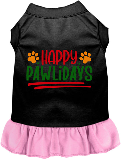 Happy Pawlidays Pet Dress