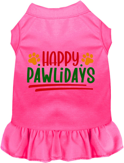 Happy Pawlidays Pet Dress