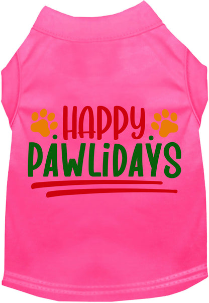 Happy Pawlidays Pet Shirt