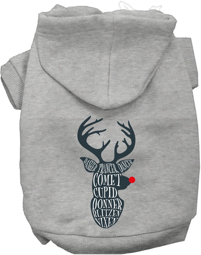 All Santa's Deer Christmas Pet Hoodie