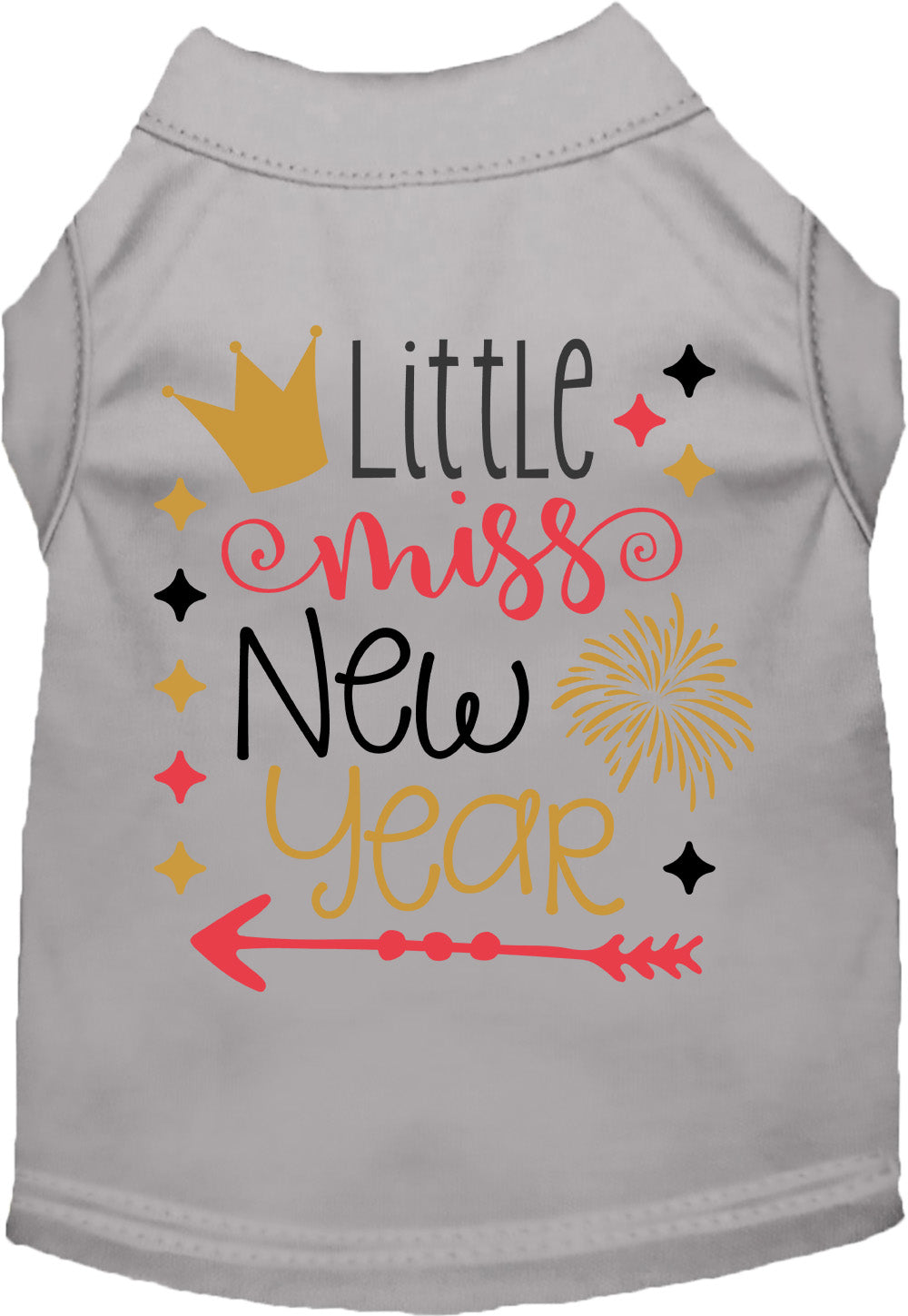 Little Miss New Year Pet Shirt