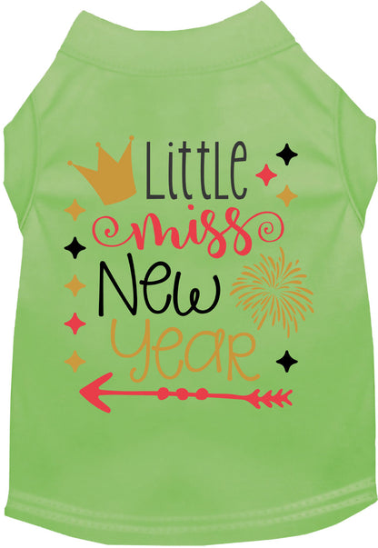 Little Miss New Year Pet Shirt