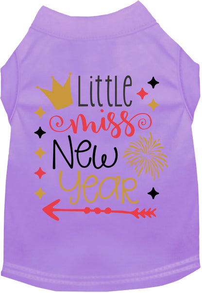 Little Miss New Year Pet Shirt