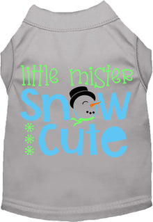 Little Mister Snow Cute Pet Shirt
