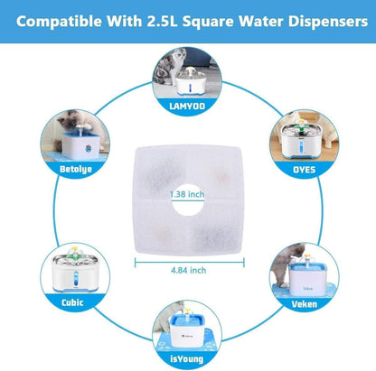 12 packs Cat Water Fountain Filter