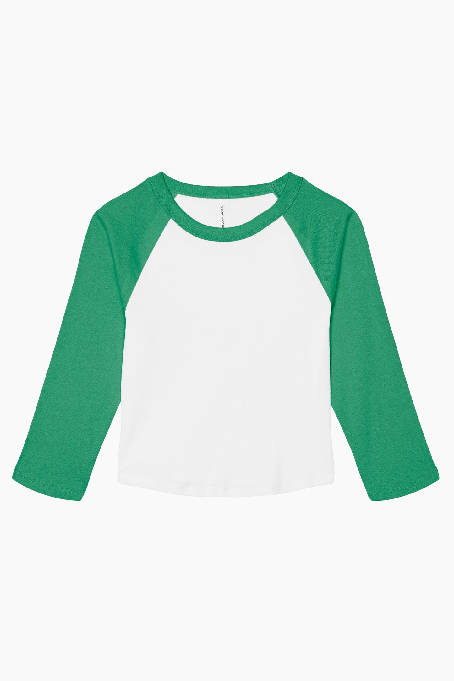 Women's Raglan Baseball Crop Tee