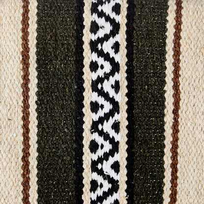 1302-14 Hogan 30x60 Acrylic Blend Saddle Blanket Olive Green