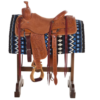 1313DOM-27 Domino 40X34 New Zealand Wool Saddle Blanket