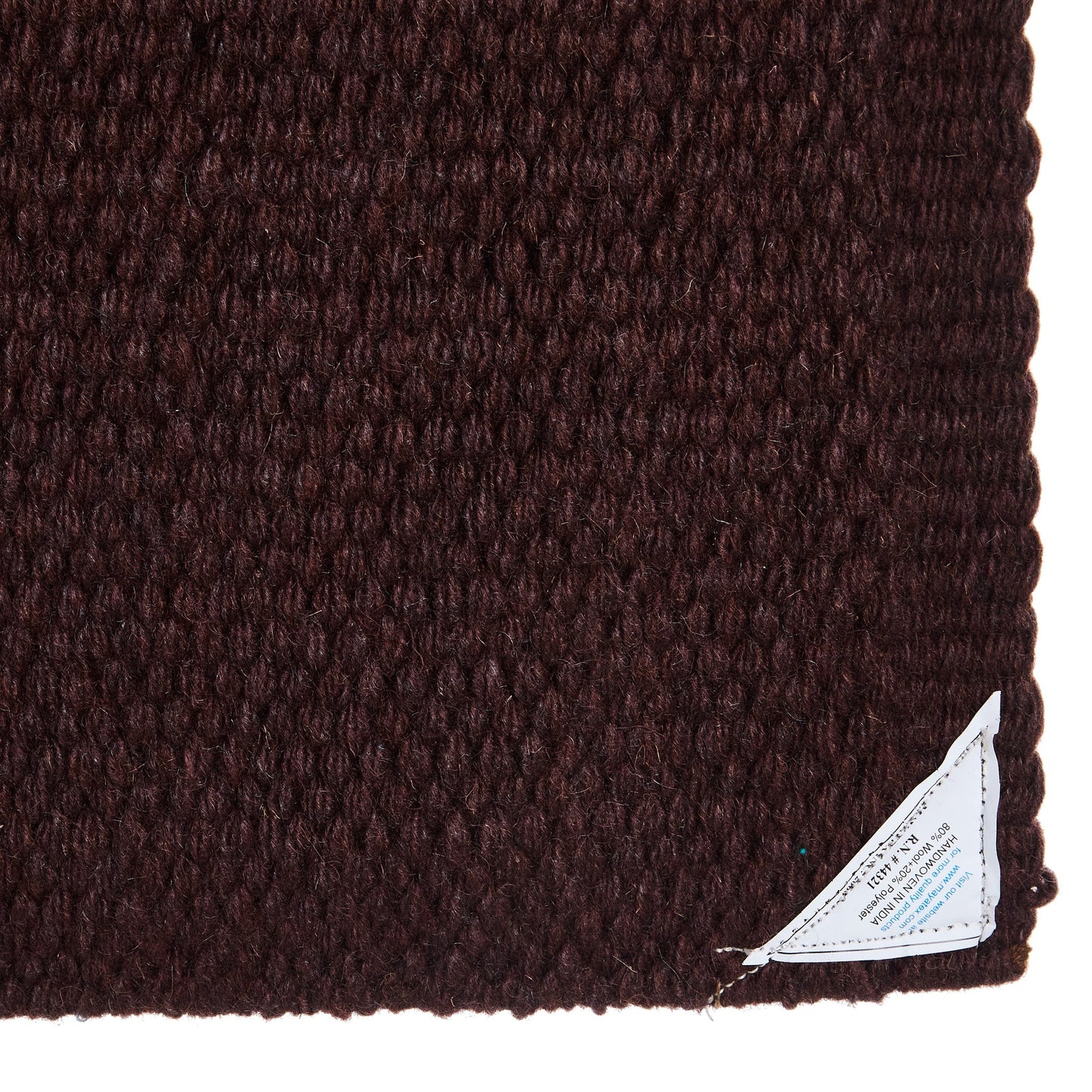 1314-96 San Juan Solid Expresso 36x34 New Zealand Wool Saddle Blanket