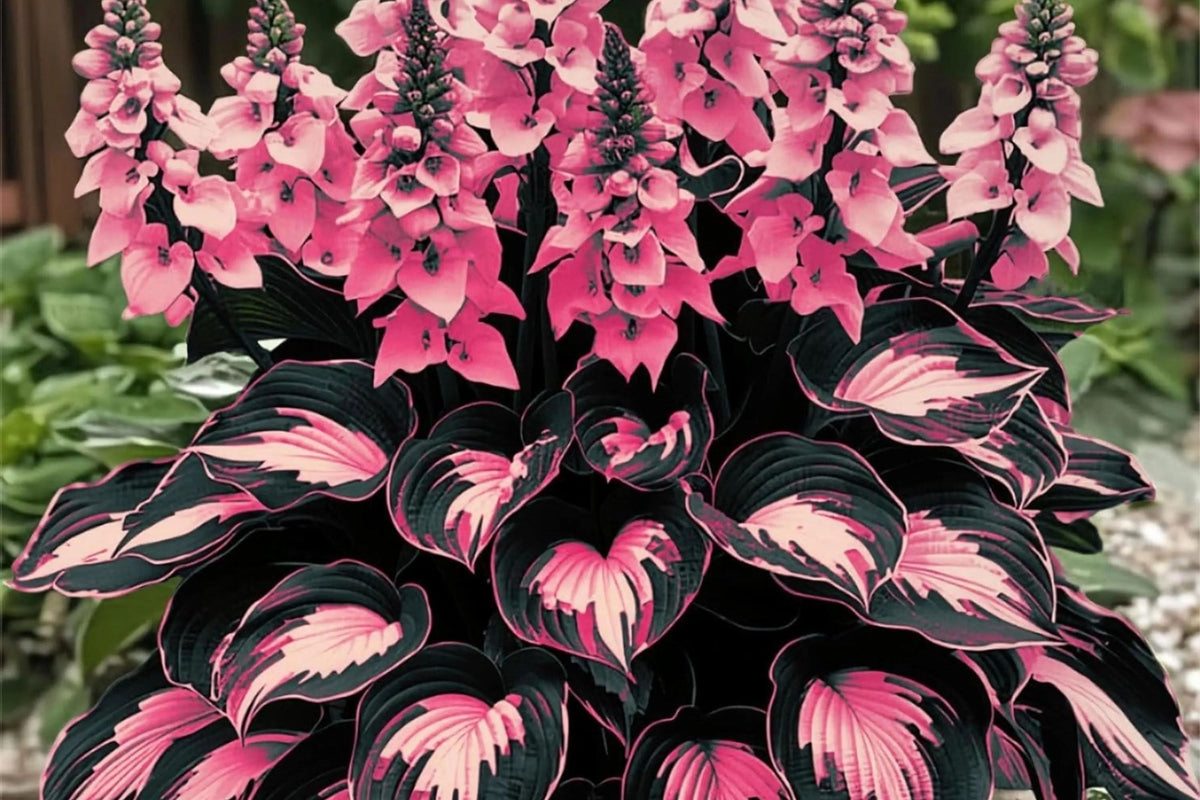 Perennial Hosta Flower Seeds - 200+ Seeds for Shade Garden, Easy Grow, Attracts Pollinators, Hosta spp.