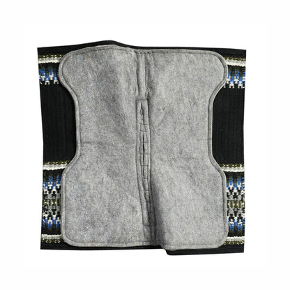 TuffRider Contoured Double Weave Western Saddle Pad- Black