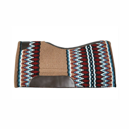 TuffRider Contoured Double Weave Western Saddle Pad- Brown