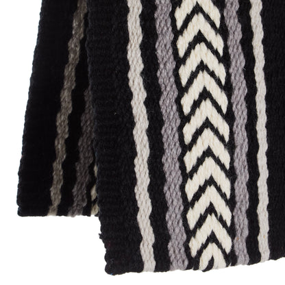 1425-4 Iron Horse 36inx34in New Zealand Wool Saddle Blanket MULTI