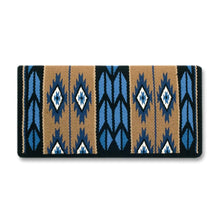 1466-3 Flying Eagle 38x34 New Zealand Wool Saddle Blanket BLUE