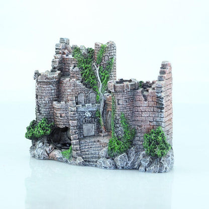 Enchanted Resin Castle Aquarium Decor