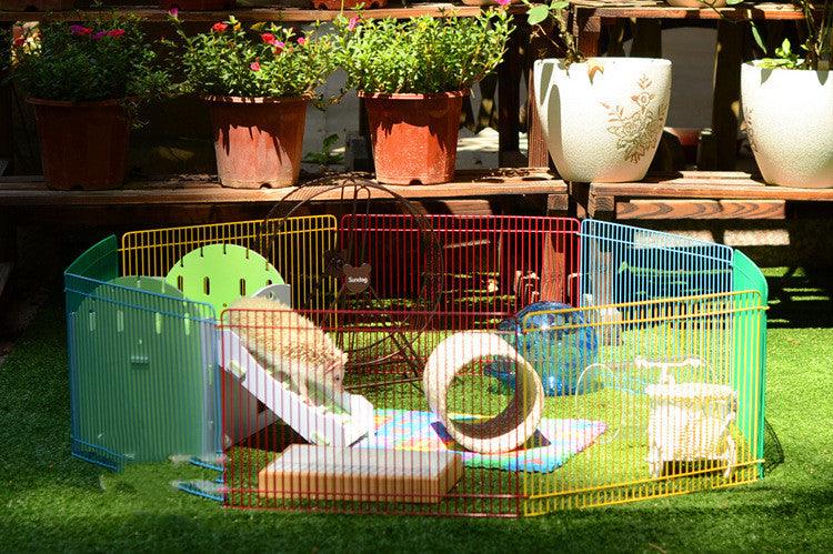 Rainbow Ventilated Hamster Cage Fence Set