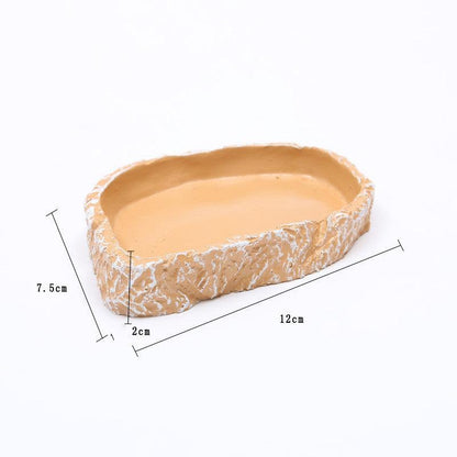 Sea View Resin Reptile Food Basin